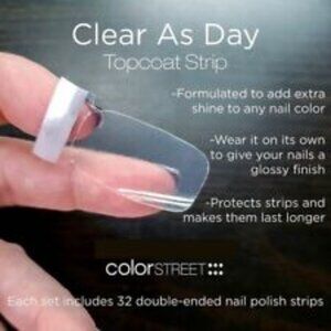 Clear As Day, Color Street Nail Polish Strips